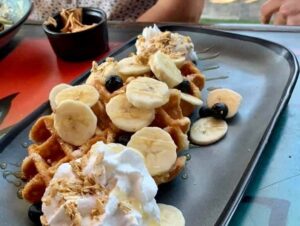 waffles at 4th street fillin station