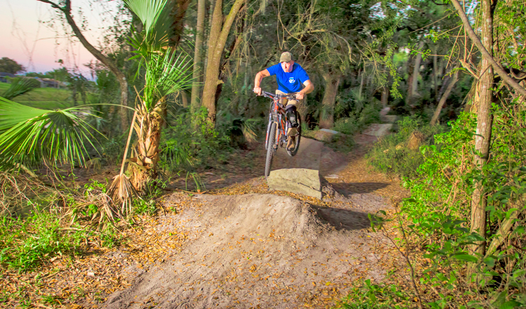 Bike trail in Palm Bay