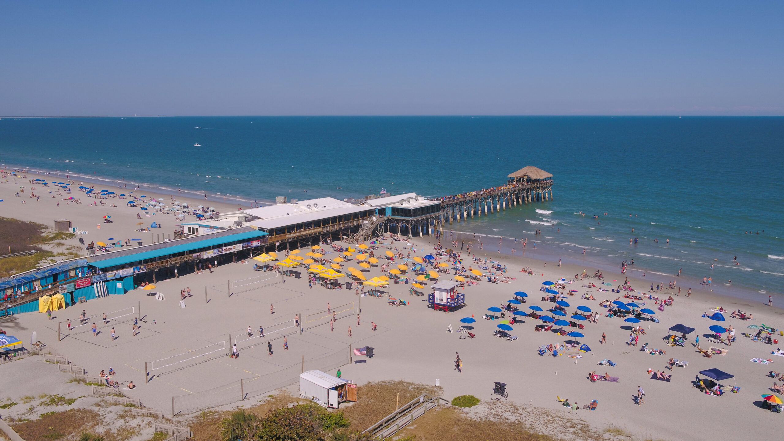 Aerial view of the Westgate Cocoa Beach Pier
