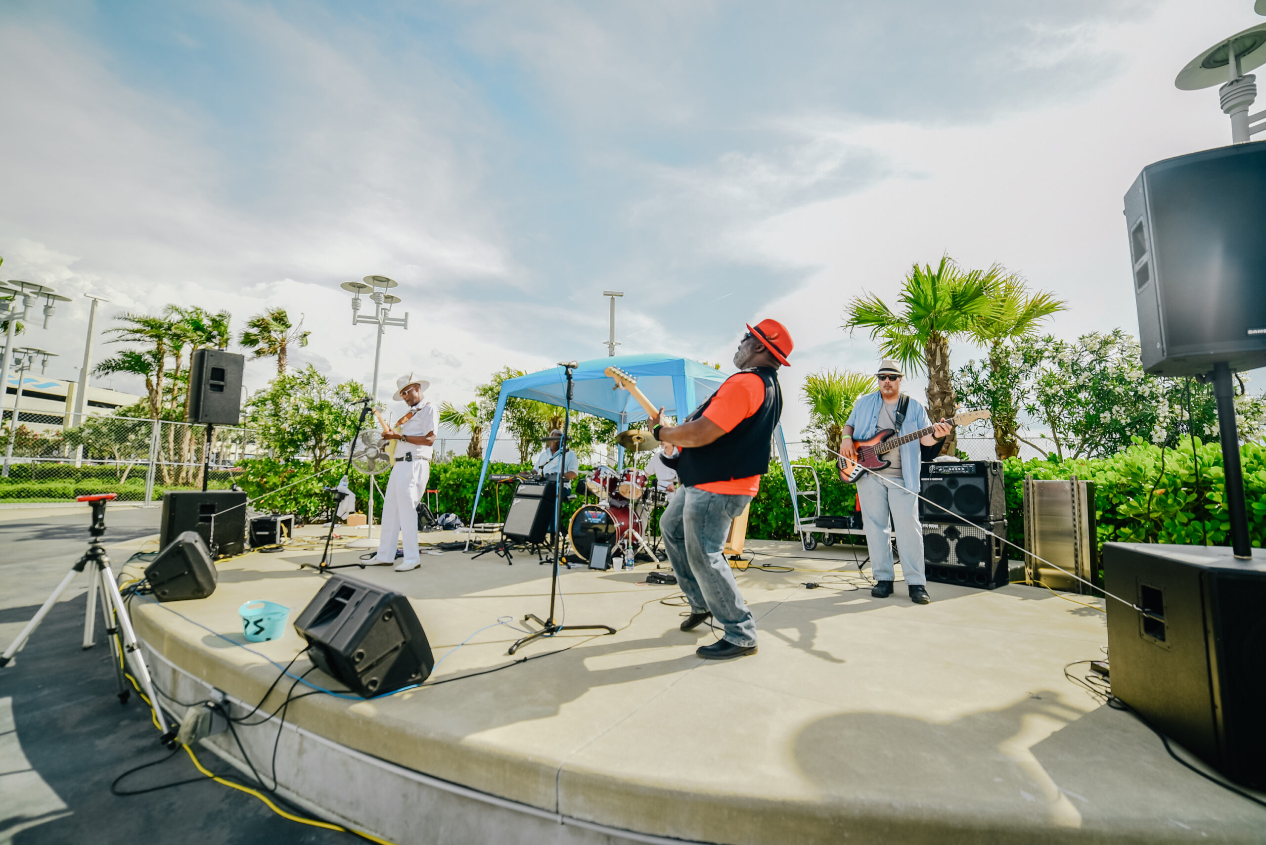 Live music at Brewmasters Invitational Beer Festival in Port Canaveral