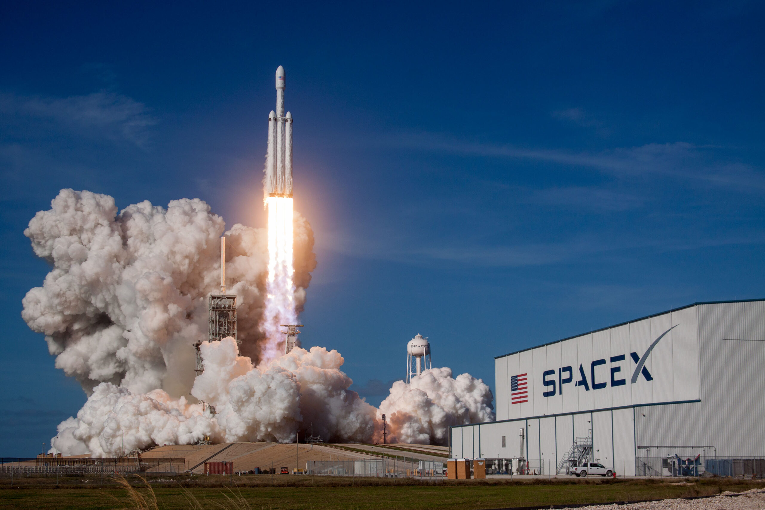 SpaceX Falcon Heavy rocket launch on Florida's Space Coast