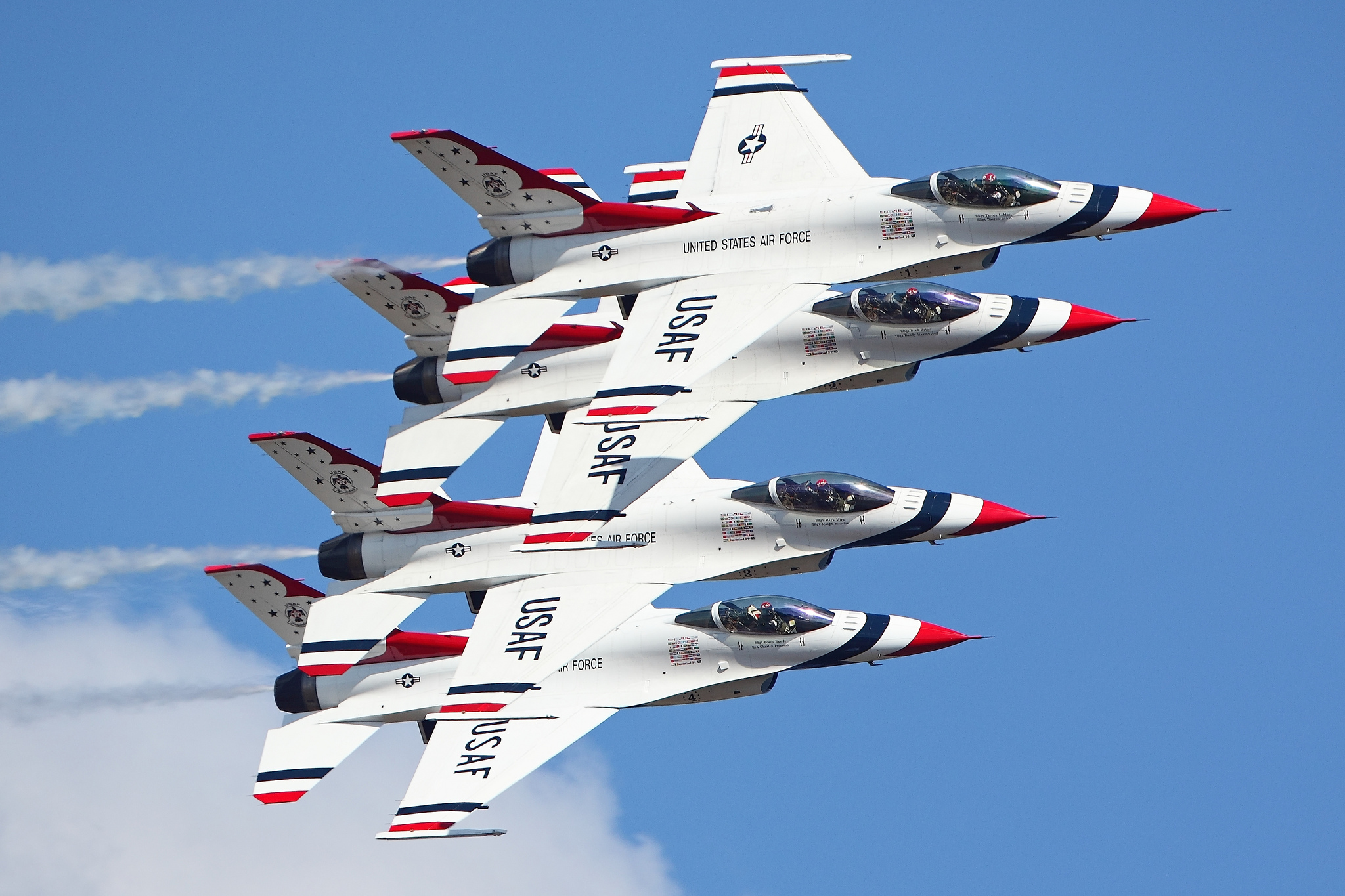 Fighter jets in formation at the Melbourne Air & Space Show