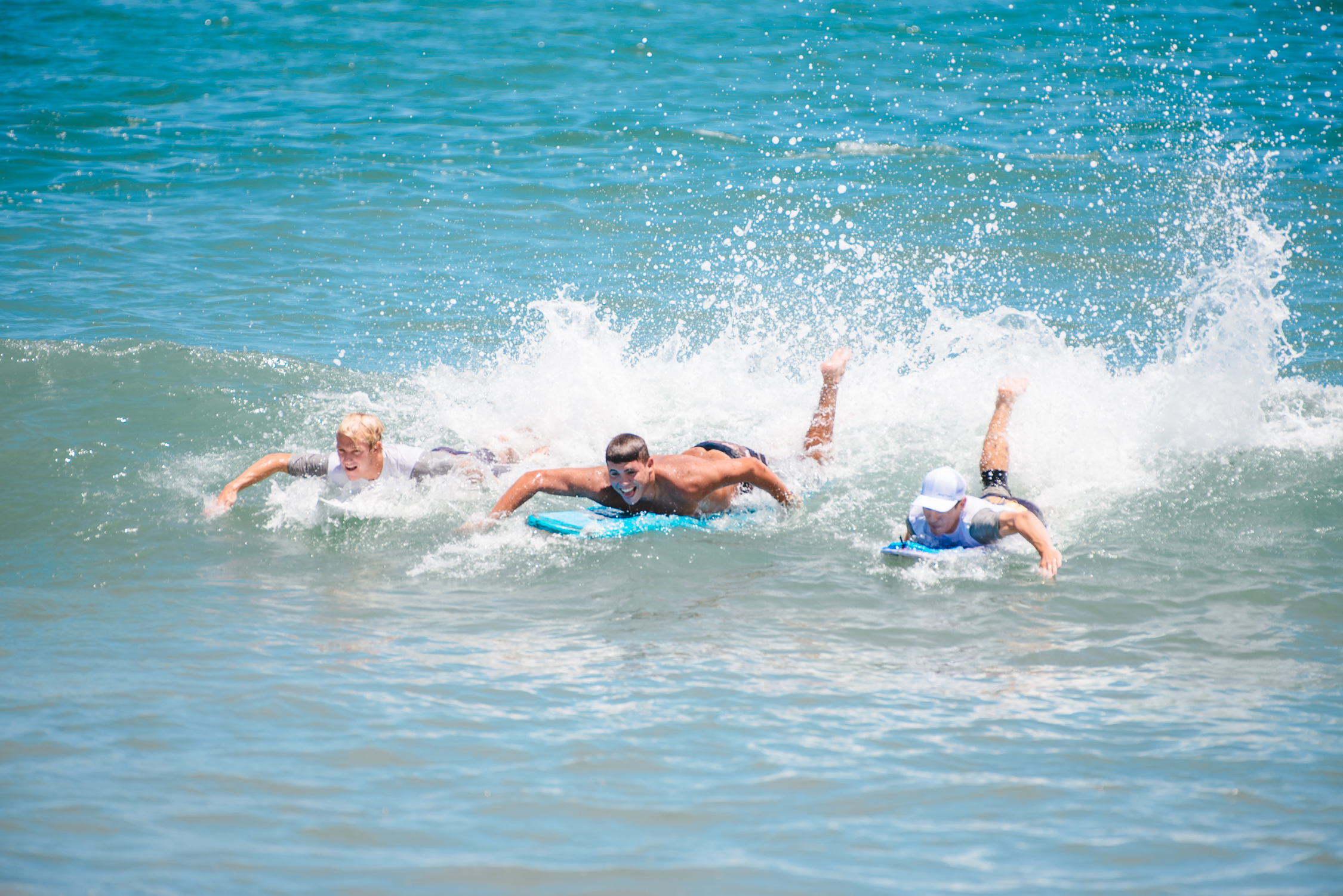 Body boarding and boogie boarding in Melbourne Beach, FL