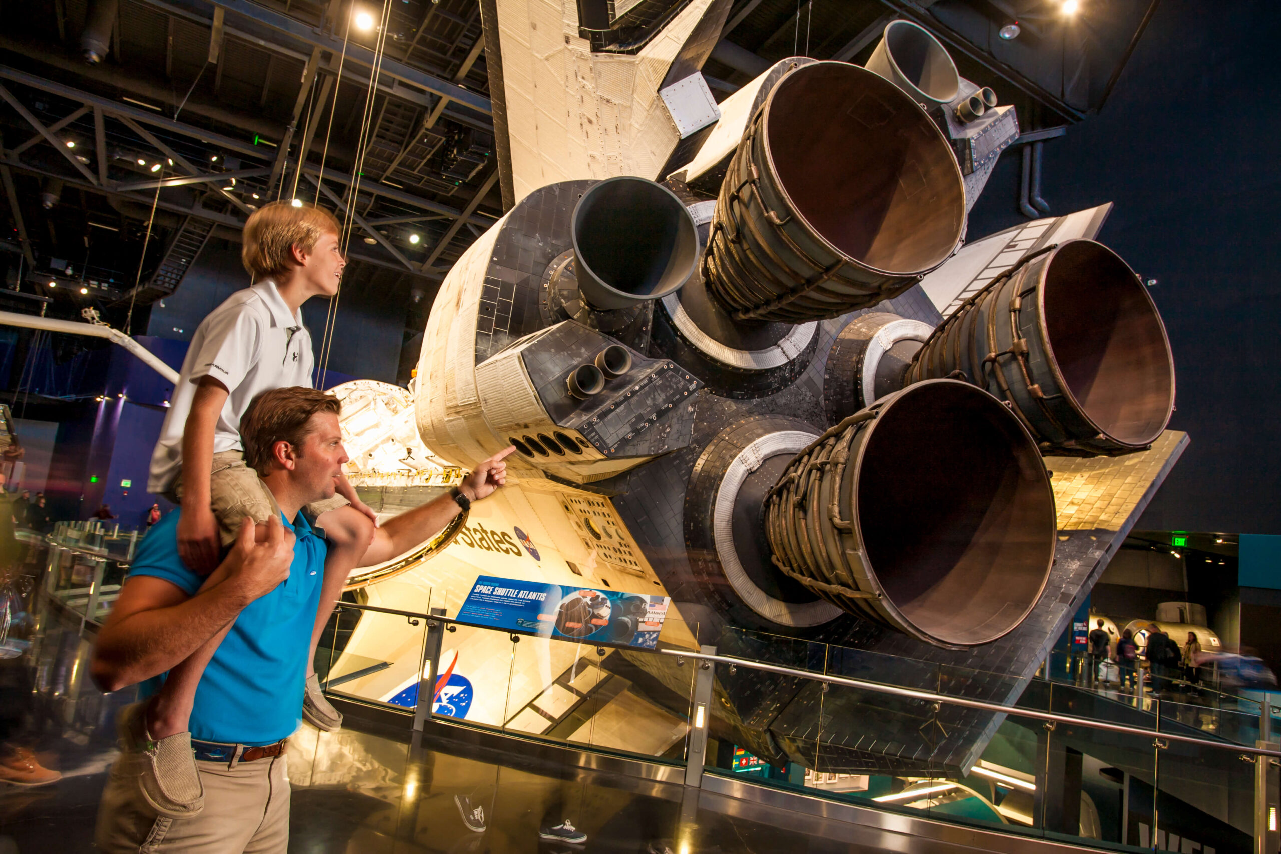 Family at Kennedy Space Center Visitor Complex