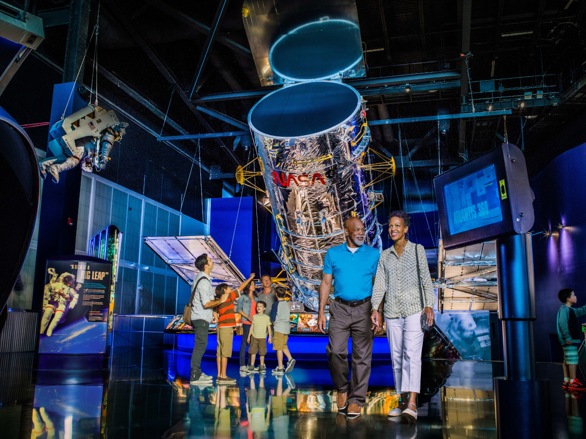 Kennedy Space Center Visitor Complex Hubble Telescope Display