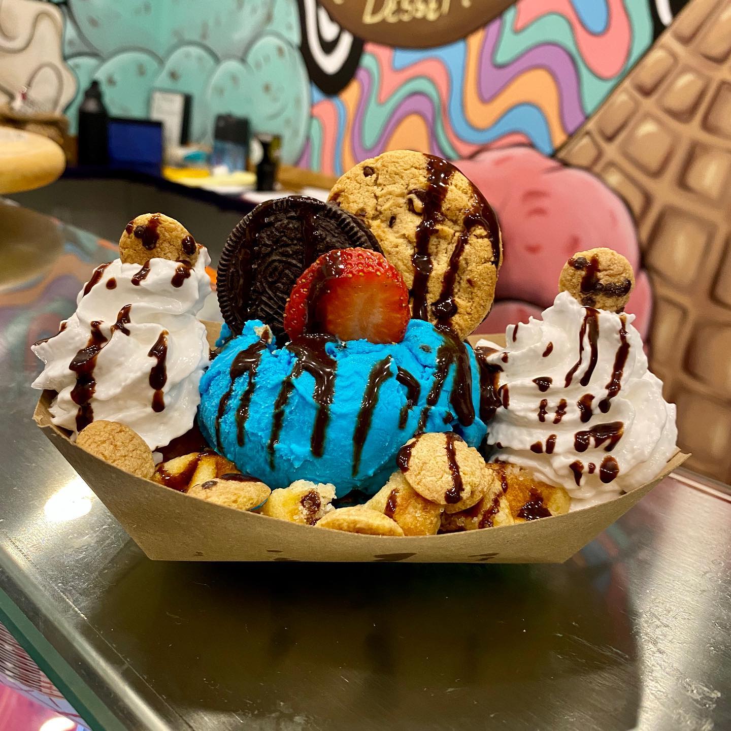 4th Street Fillin' Station Monster Sundae