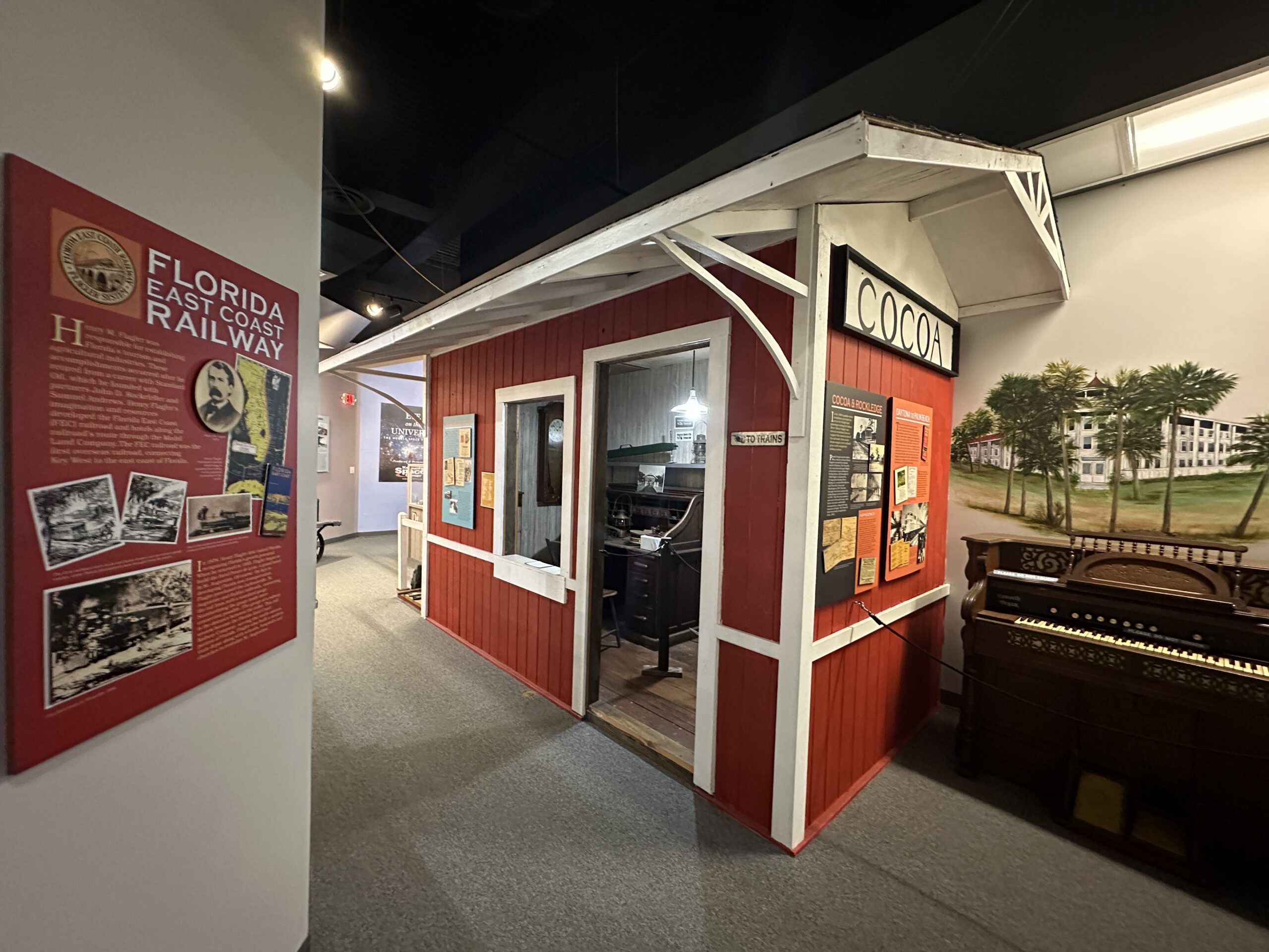 display at the brevard history and natural science museum