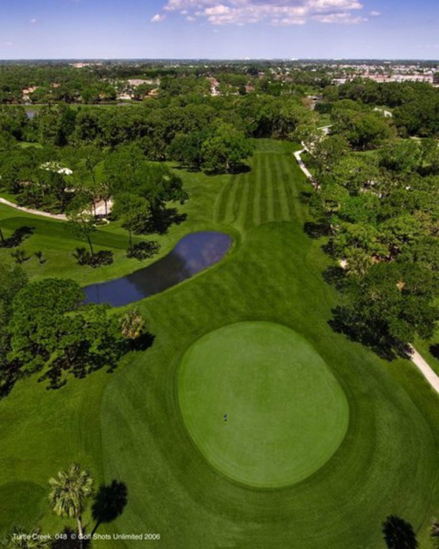 Turtle Creek Golf Course drone view