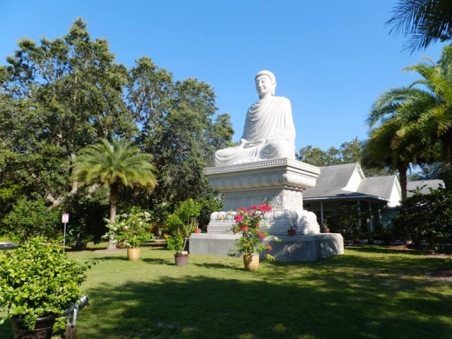 White Sands Buddhist Center Sitting Buddha