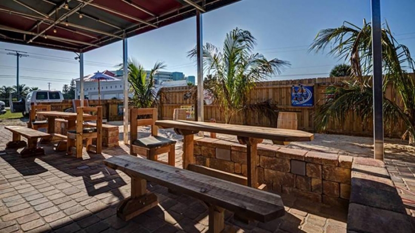 Whiskey Beach Pub Covered Outdoor Seating