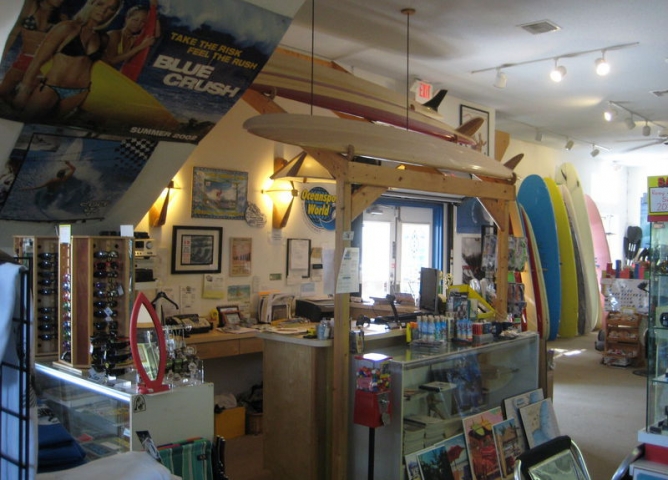 Oceansports World Surf Shop Interior
