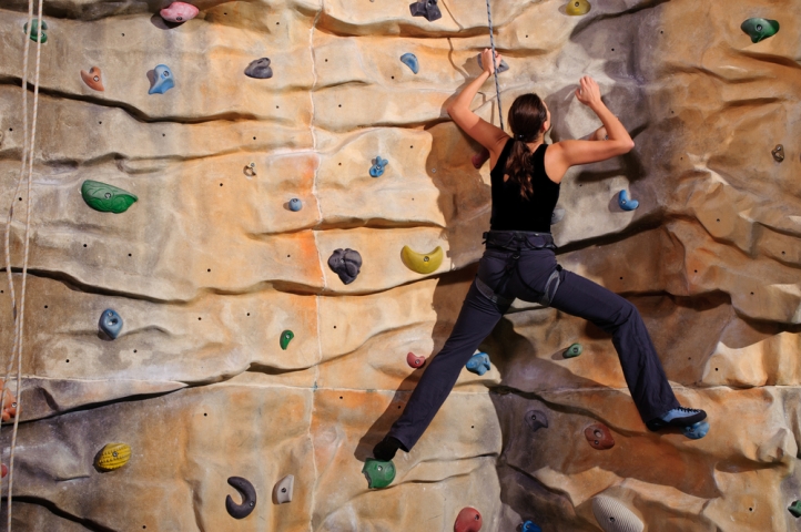 On the Edge Rock Climbing Climber 1