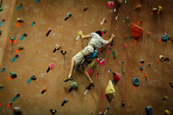 On the Edge Rock Climbing Climber 4