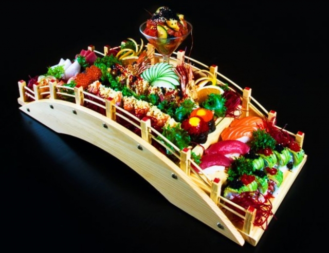 Makoto's Japanese Steakhouse Sushi Boat