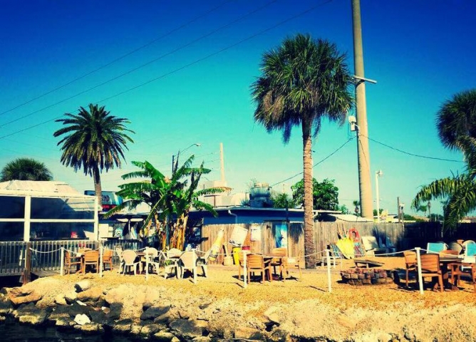 The Island Waterfront Bar Outdoor Seating