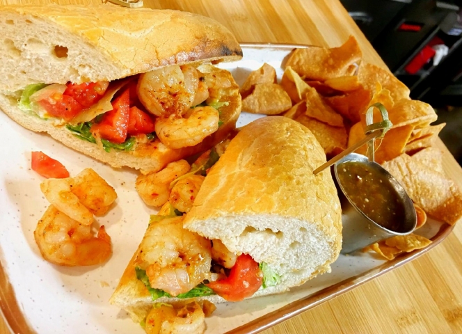 Third Culture Kitchen Shrimp Sandwich