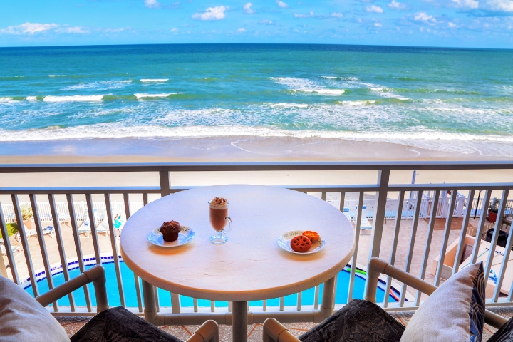 Stay in Cocoa Beach Balcony