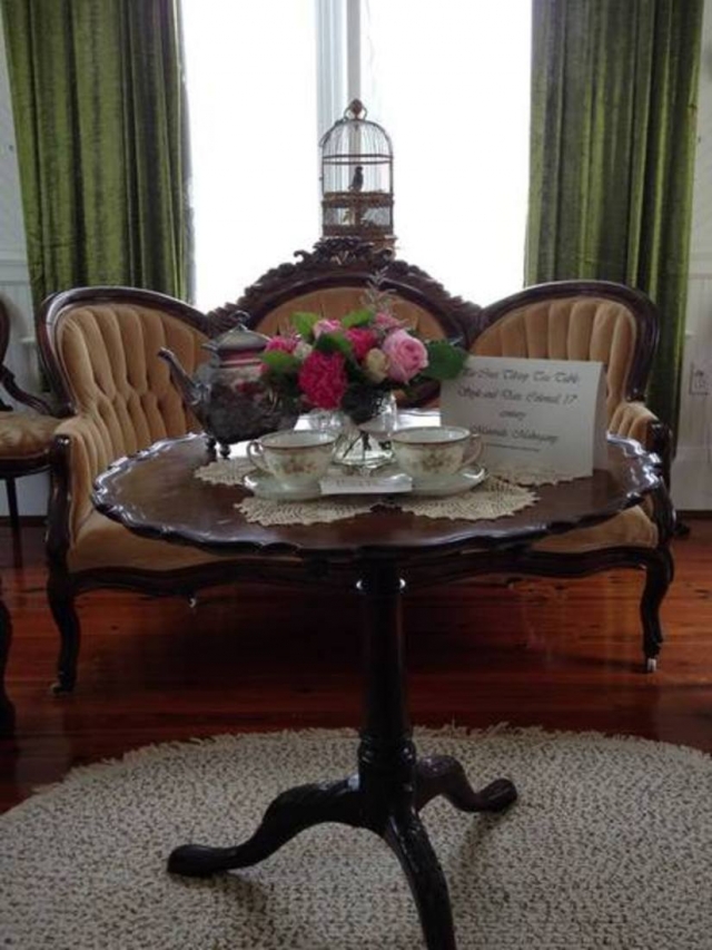 Historic Rossetter House Museum & Gardens Table Set for Tea