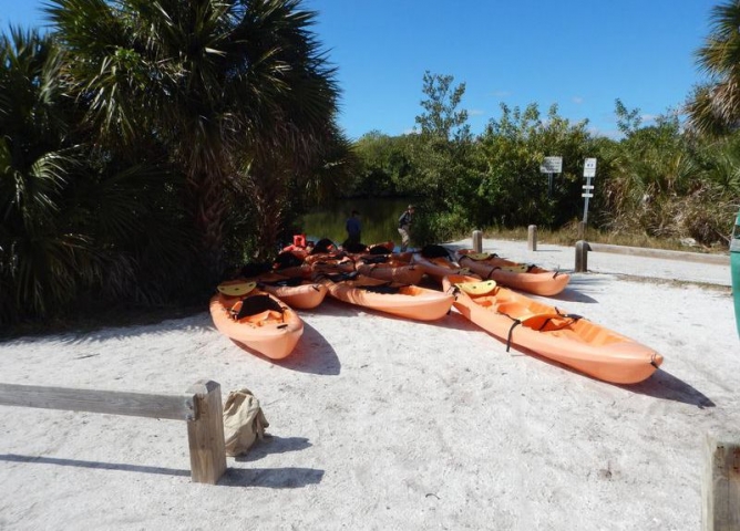 Calypso Kayaking Kayaks on Beach