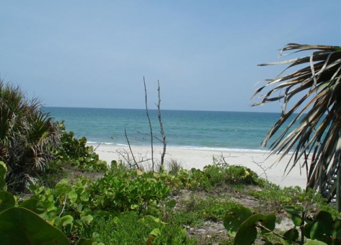 Beach entrance at Robert P. Murkshe Memorial Park in Cocoa Beach