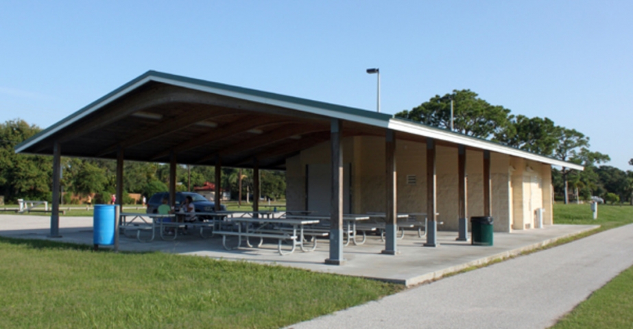 Rotary Park Merritt Island Covered Picnic Tables