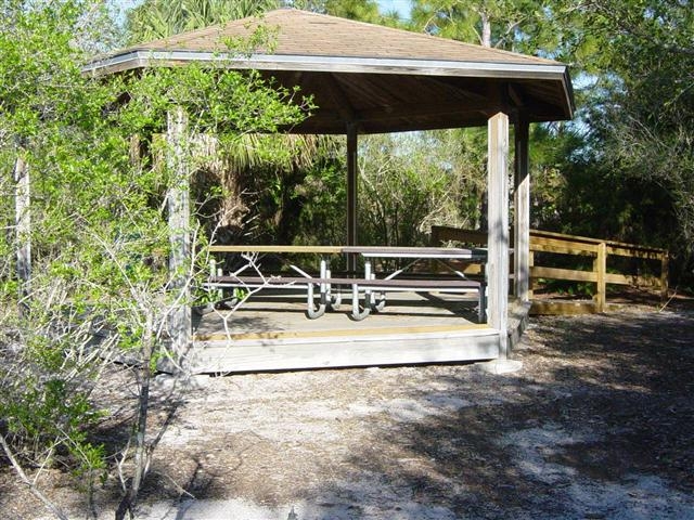 Samsons Island Covered Picnic Tables