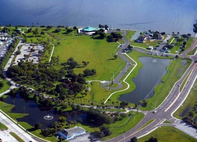 Sand Point Park from the Air