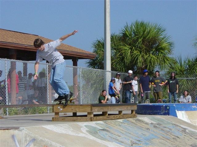 Satellite Beach Skate Park Watching a Skateboarder 1