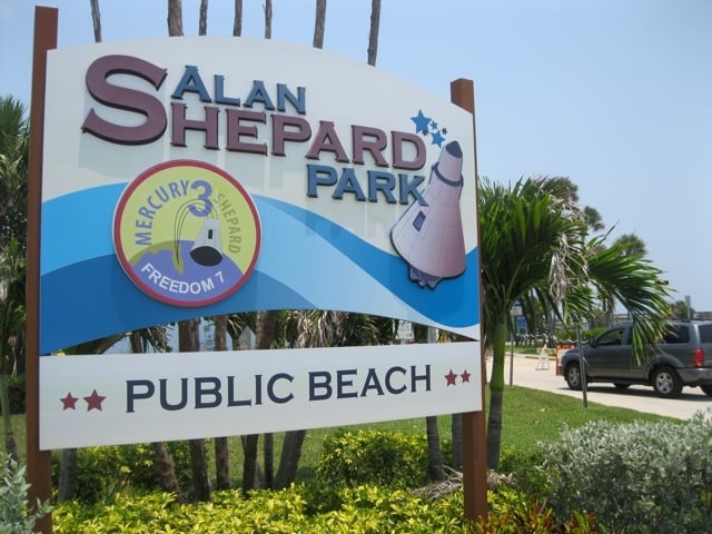 Alan Shepard Park Outdoor Sign