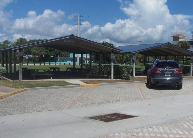 Alan Shepard Park Covered Picnic Tables