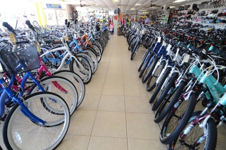 Adventure Cycles Bikes in Showroom