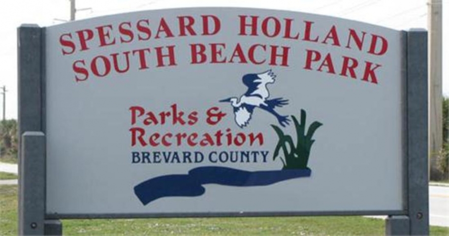 Spessard Holland South Beach Park Outdoor Sign