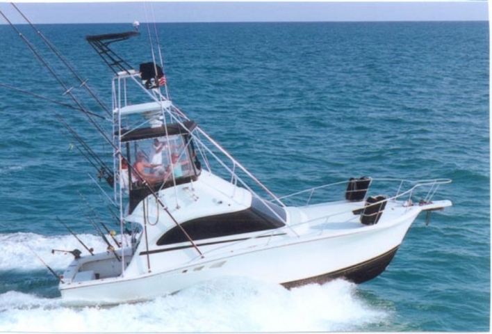 Black Sheep Charters Drone View of Boat on Water