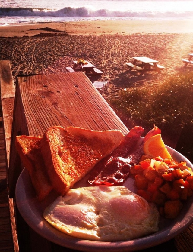 Sand on the Beach Breakfast on the Beach