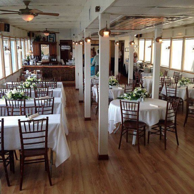 Indian River Queen Paddle Boat Interior Dining Room
