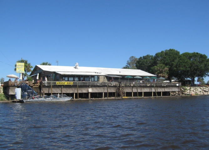 Lone Cabbage Fish Camp From the Water