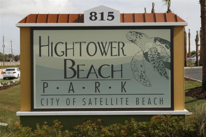 Hightower Beach Park Outdoor Sign
