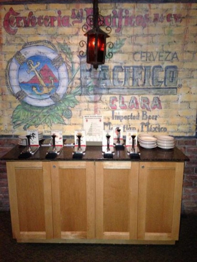 El Chico's Mexican Restaurant Salsa Station