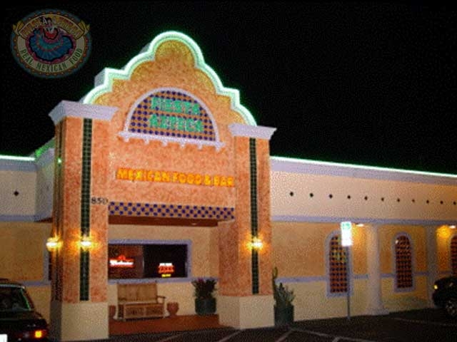 Fiesta Azteca - West Melbourne Nighttime Exterior