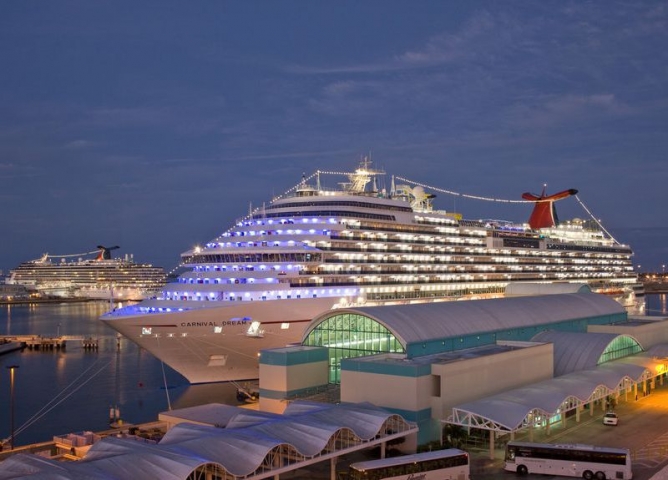 Carnival Cruise Lines, Inc Ship Docked