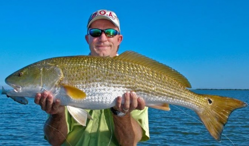 Central Florida Sight Fishing Charters Fisher with Catch