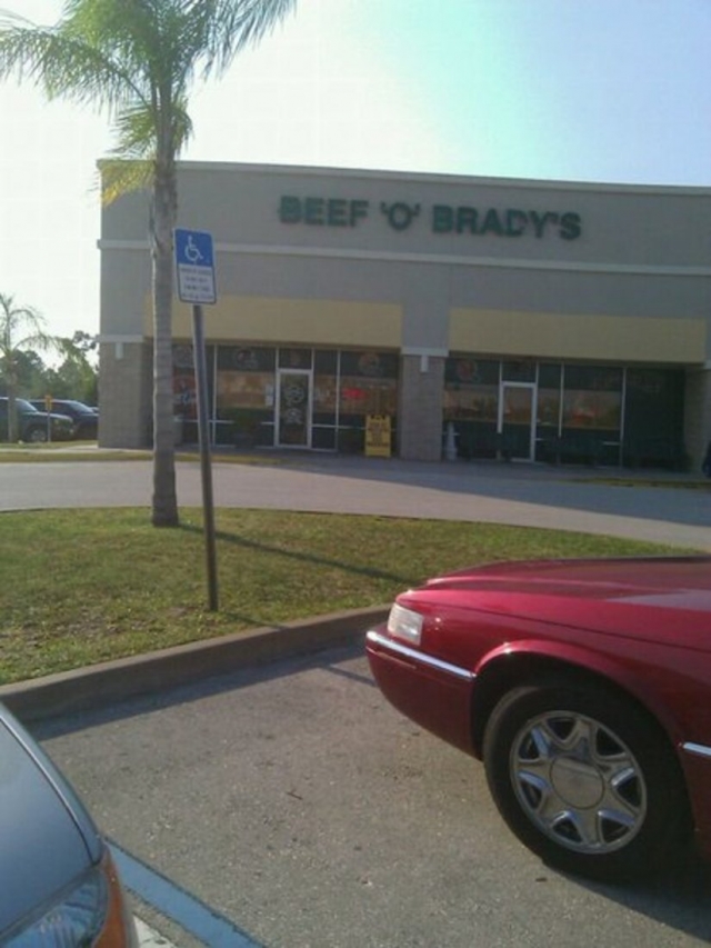 Beef O' Brady's Family Restaurant West Palm Bay Exterior