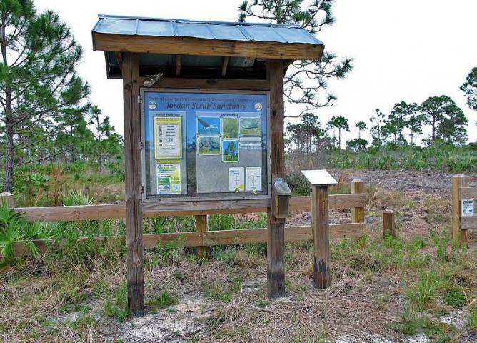 Jordan Scrub Sanctuary Information Board