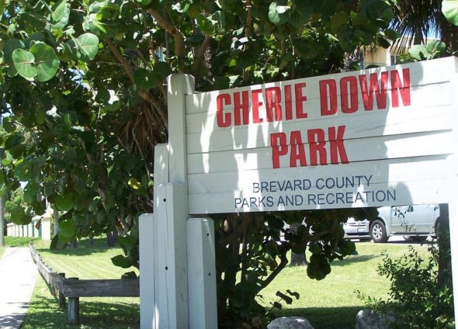 Cherie Down Park Outdoor Sign