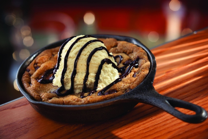 Chili's Ice Cream in Fresh Baked Cookie