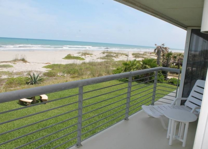 Cocoa Beach Villas Beach View from Balcony