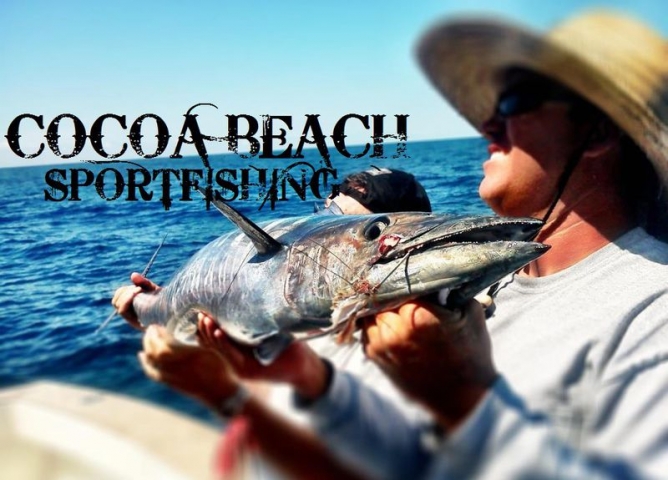 Cocoa Beach Sportsfishing Charters Fisher with Catch 1