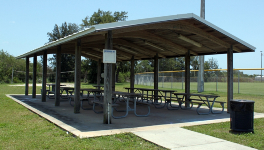 Kiwanis Island Park Covered Picnic Table