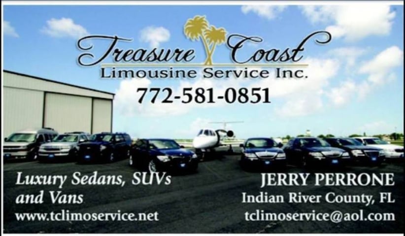 Treasure Coast Limo Service Inc. Ad