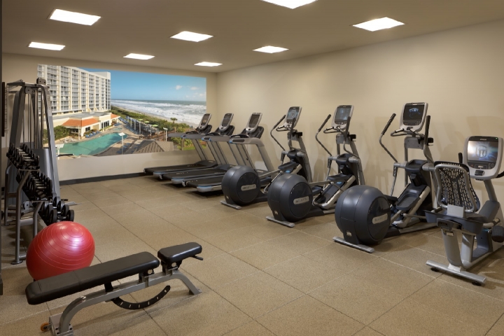 Hilton Melbourne Beach Oceanfront Fitness Room